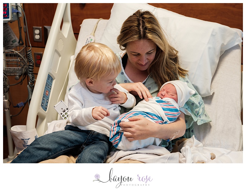 Baton Rouge Birth Photographer Womans Hospital Parker Family 1