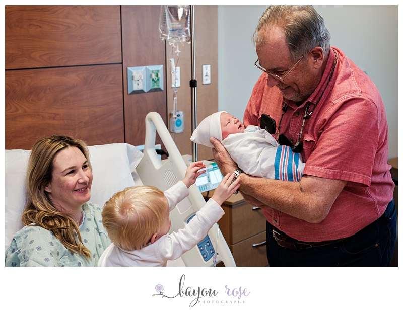 Baton Rouge Birth Photographer Womans Hospital Parker Family 9