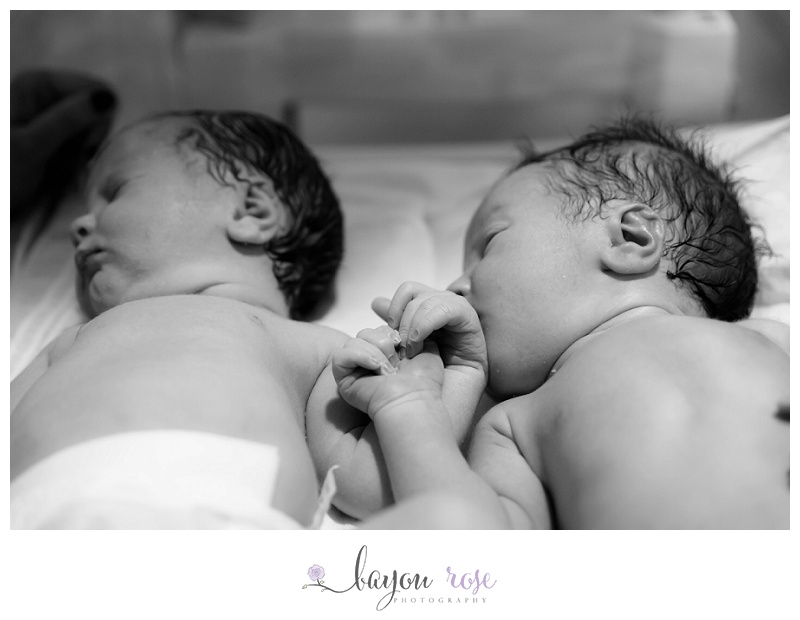 Baton Rouge Documentary Birth Photography Twins A and E 6