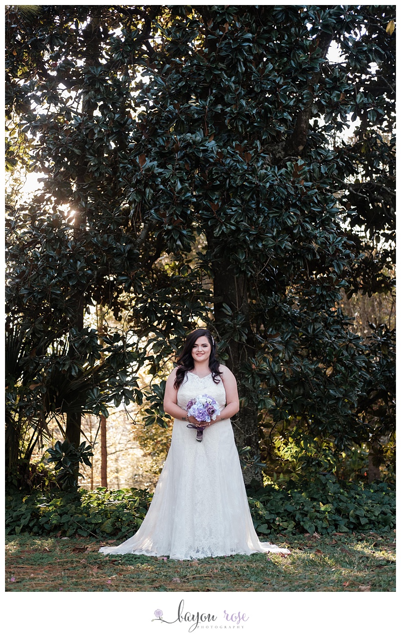 Baton Rouge Wedding Photographer Bridal Hilltop Arboretum 1 of 9
