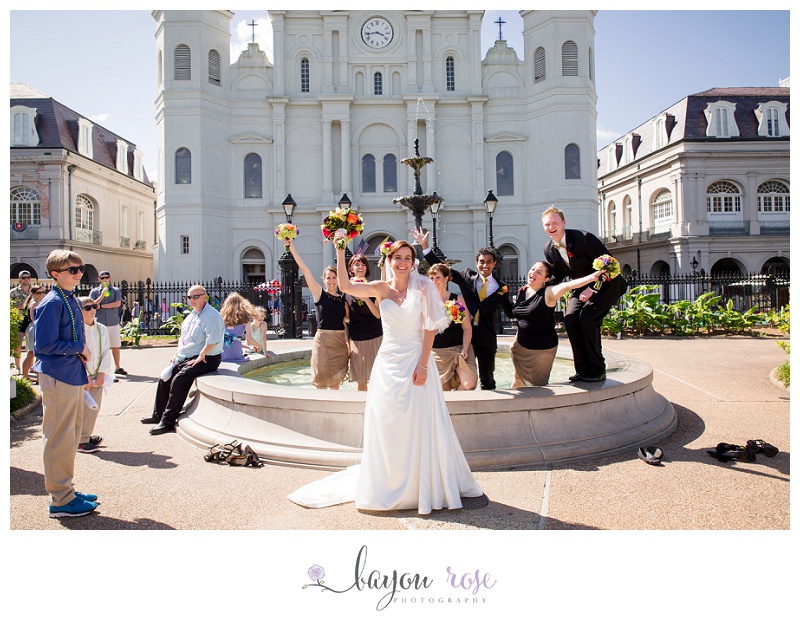 Jackson Square New Orleans Wedding Bayou Rose Photography 14