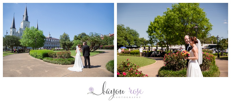 Jackson Square New Orleans Wedding Bayou Rose Photography 2