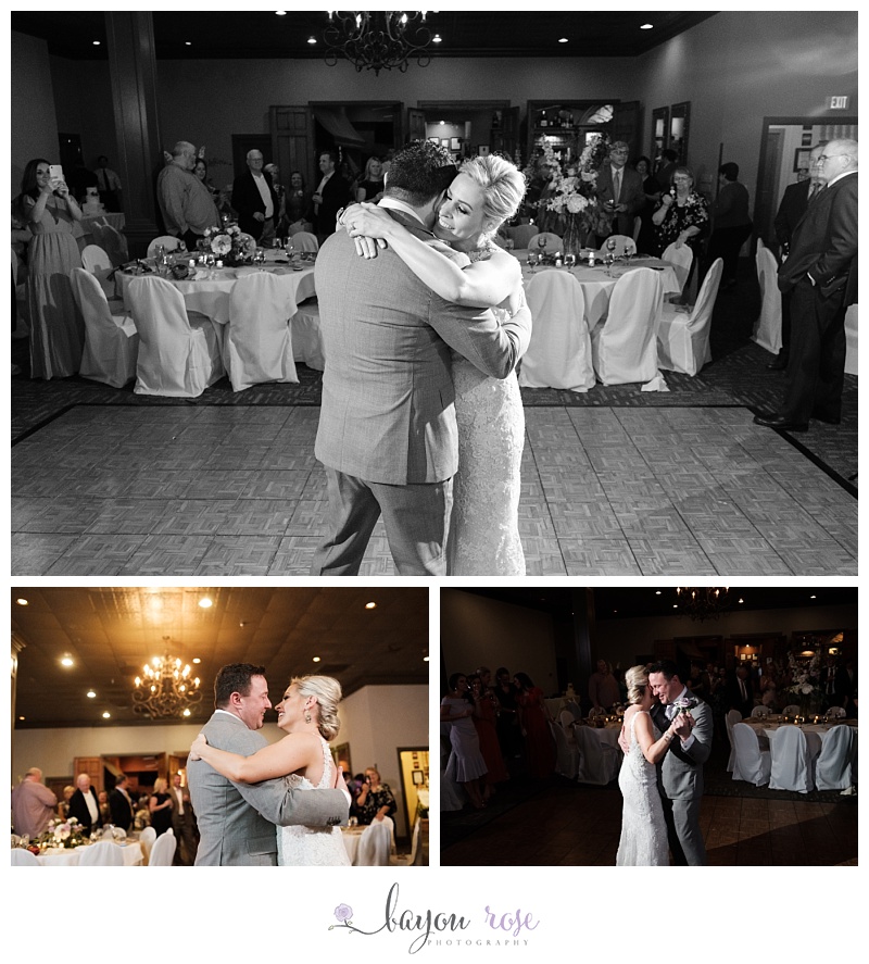 Bride and groom first dance at Juban's