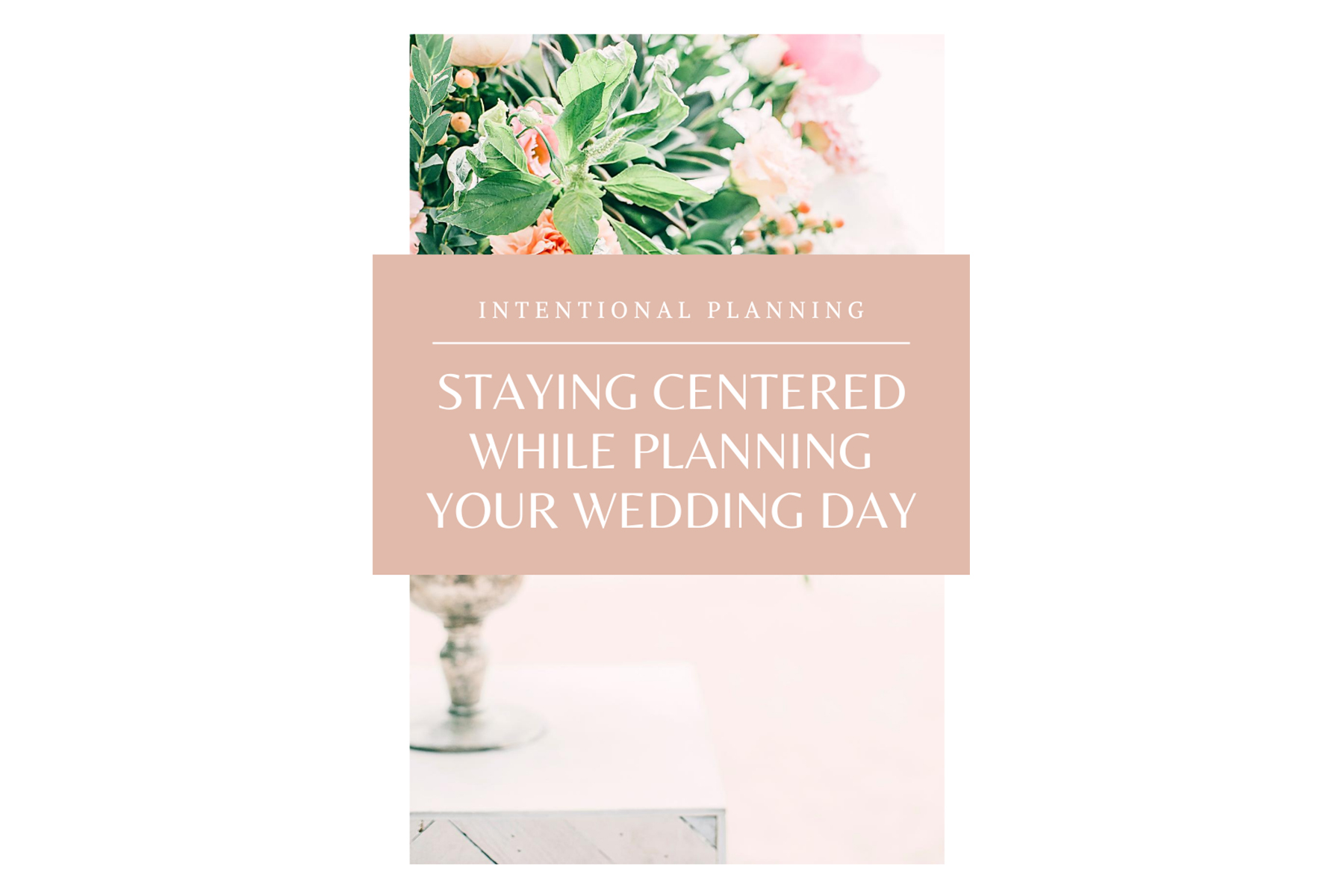 intentional wedding planning