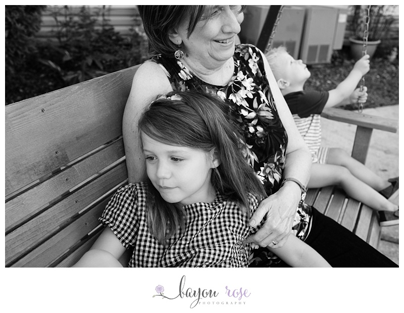 Family Photography Photos with Grandma with cancer