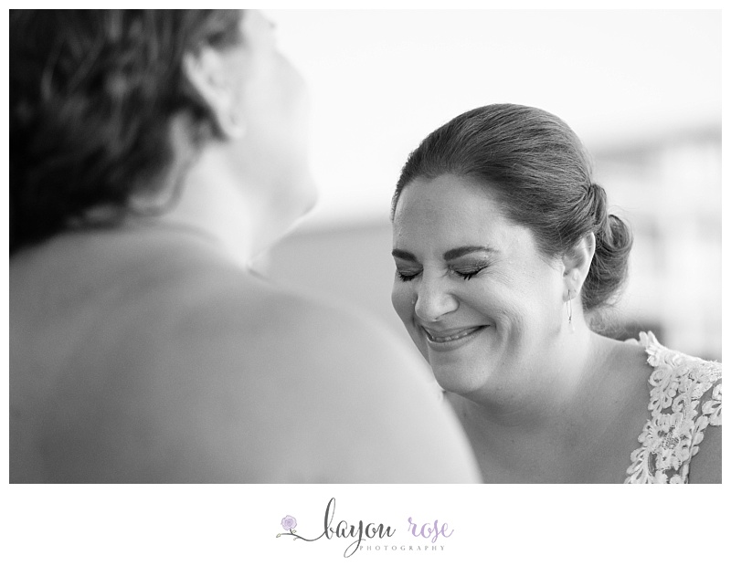 image of bride laughing