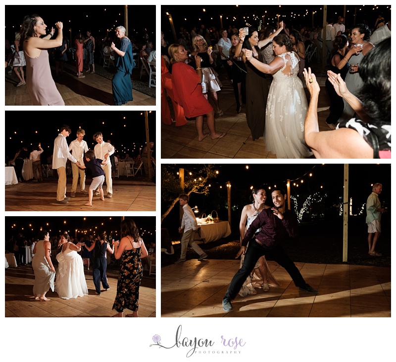 guests dancing at reception