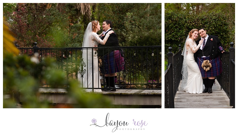 bride and groom portraits at the Gatehouse Baton Rouge