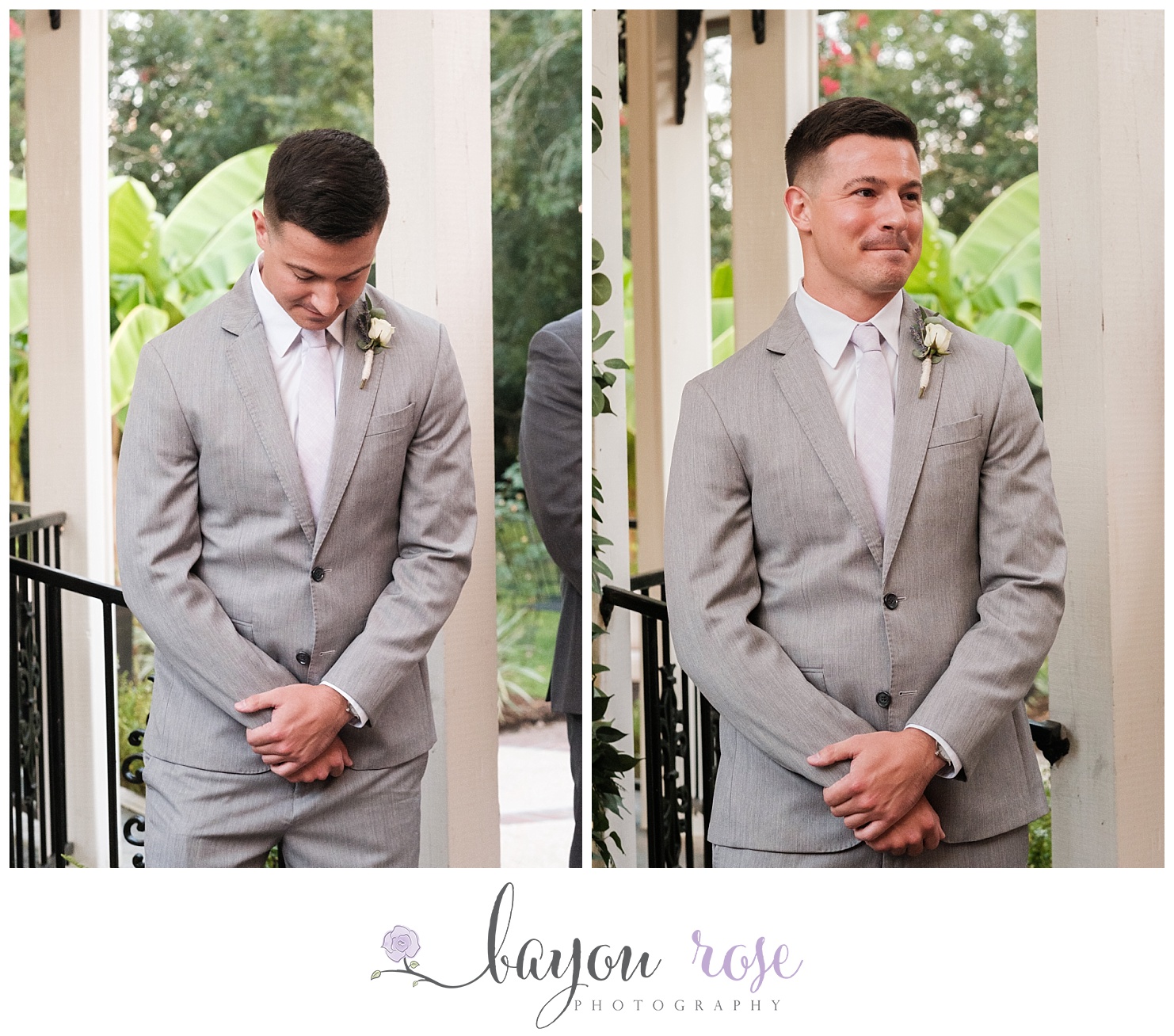 The Gatehouse wedding photographer groom first look