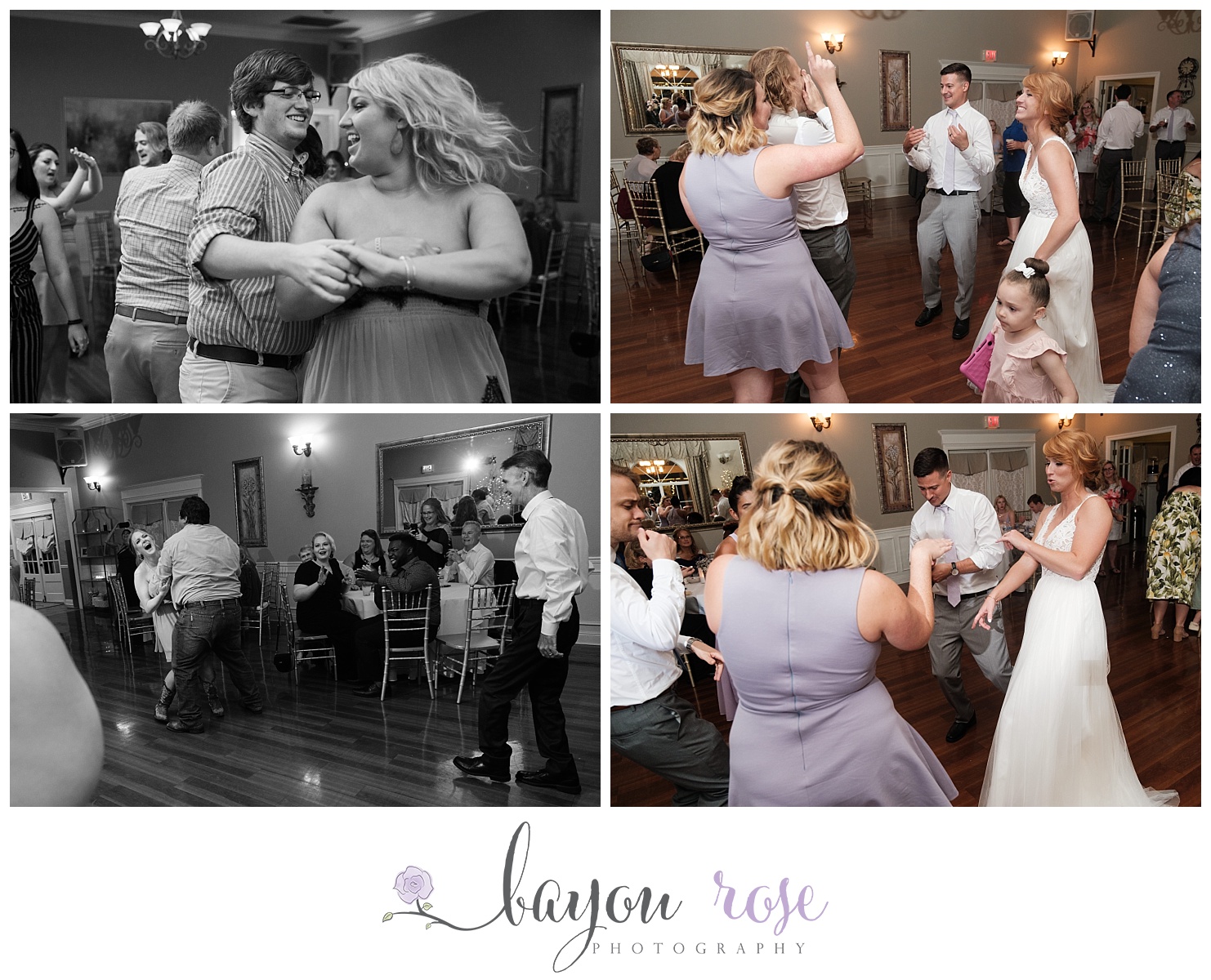 Social distance dancing during wedding reception