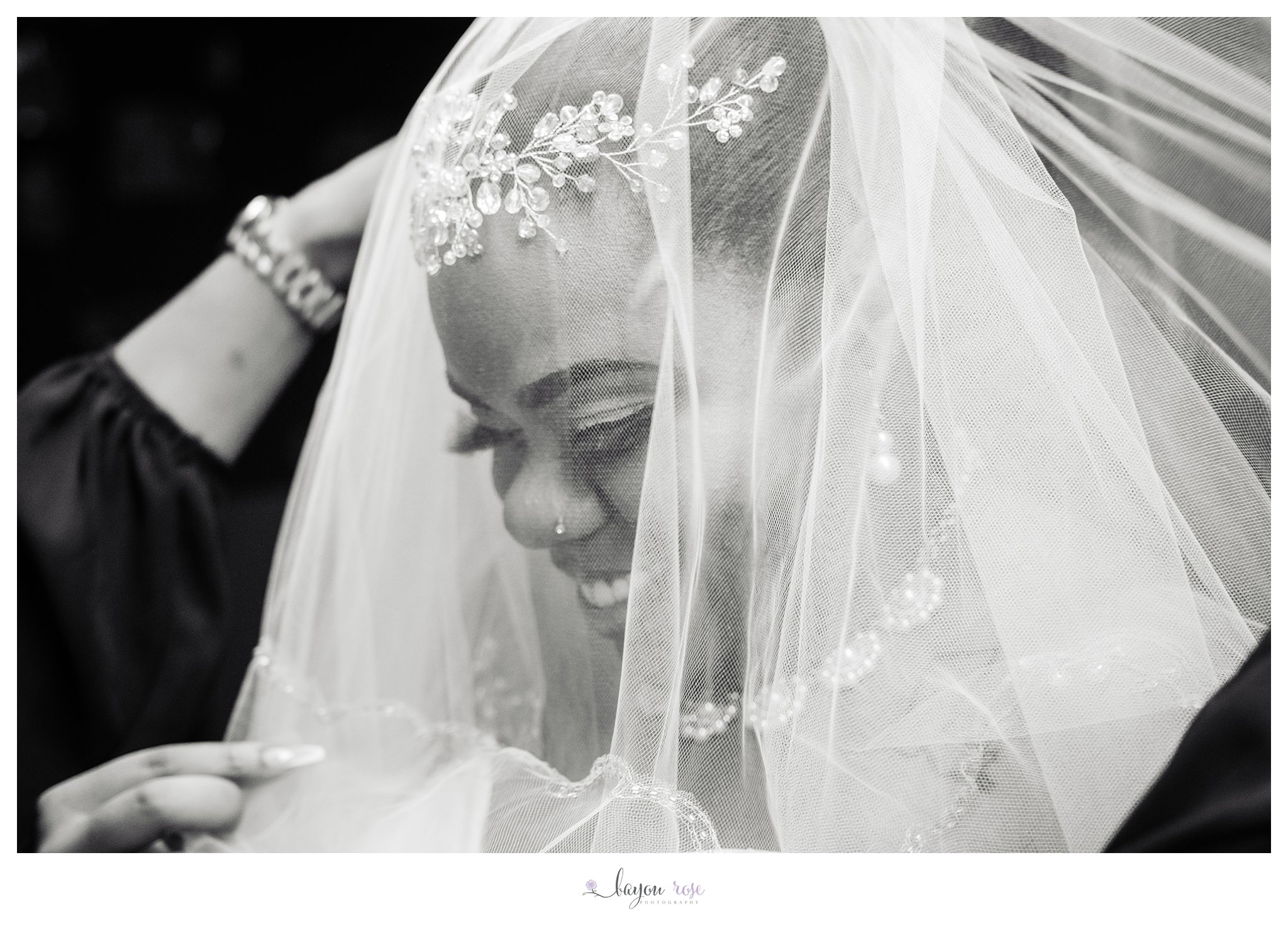 bride in wedding veil