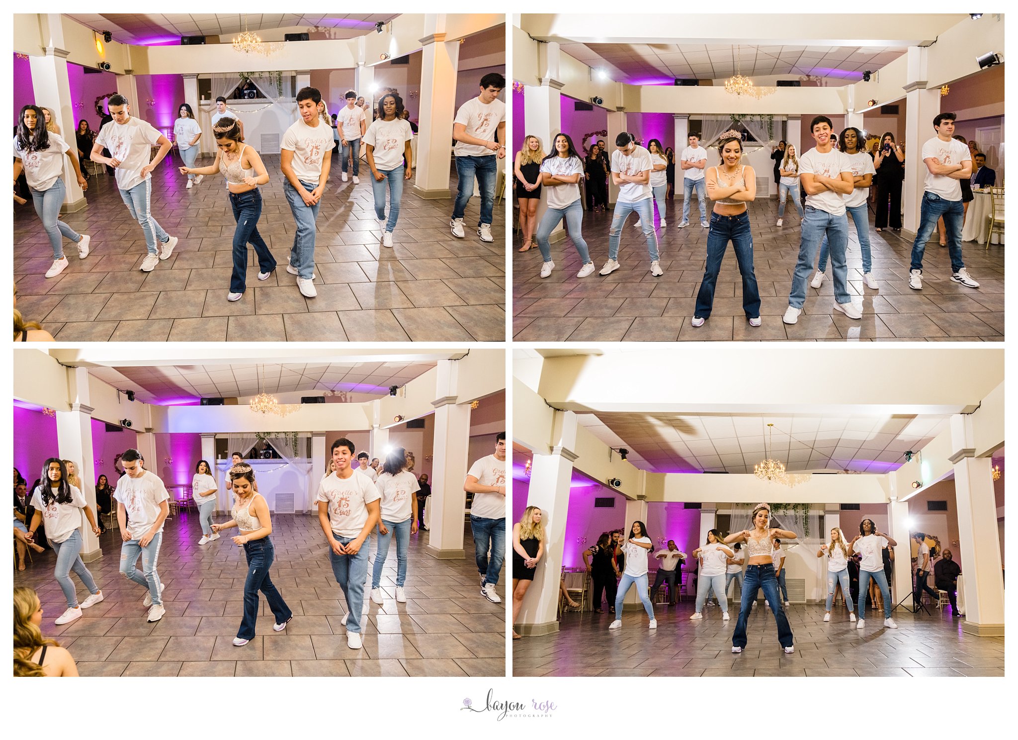 guests party on the dance floor
