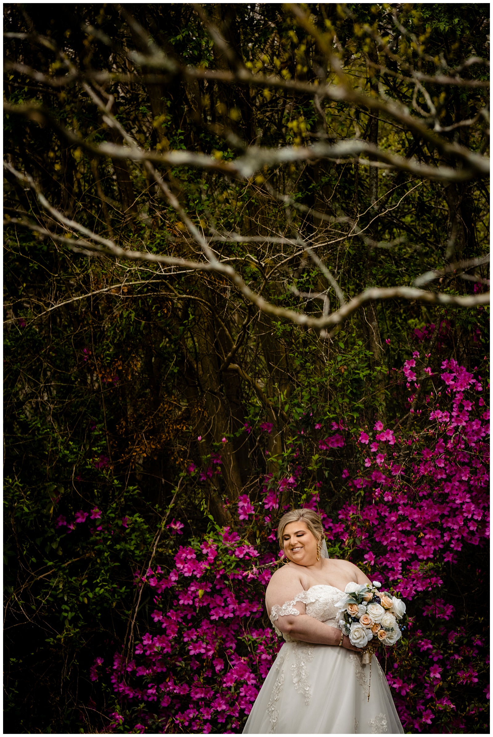 Bridal photo at Barton Arboretum Baton Rouge