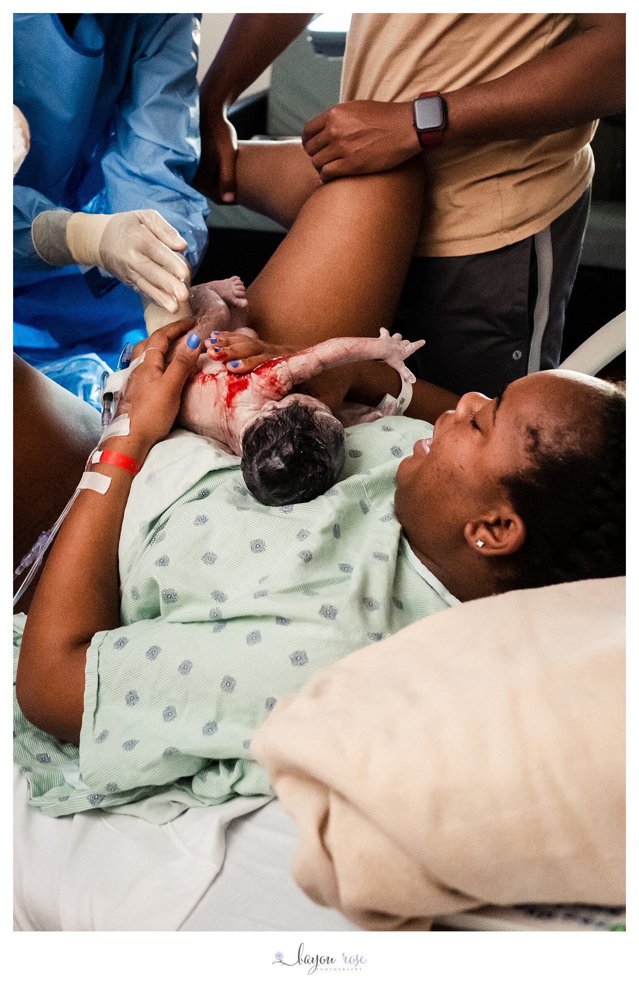 Natural birth of baby boy at Woman's Hospital Baton Rouge